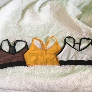 3 Victoria’s Secret pink sports bras